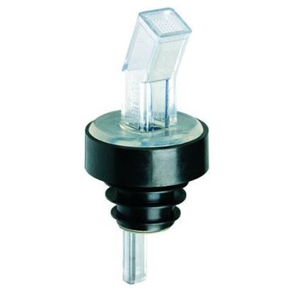 Droppkork för flugskydd, transparent med svart bas