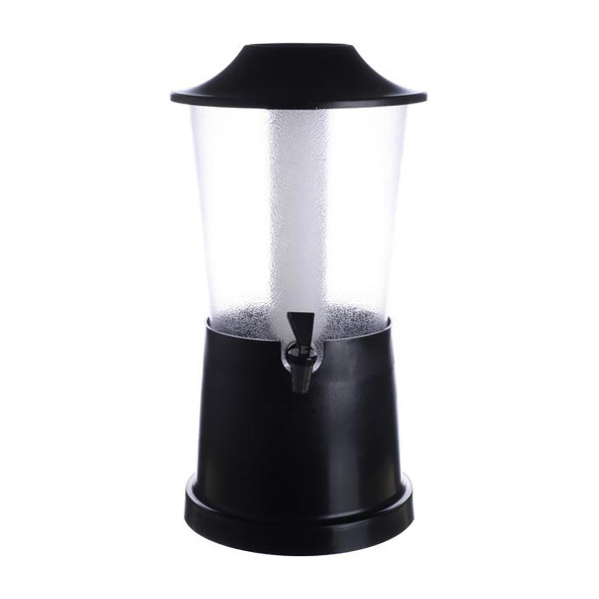 Dryckesbehållare Progress 8L svart med lock och tappkran