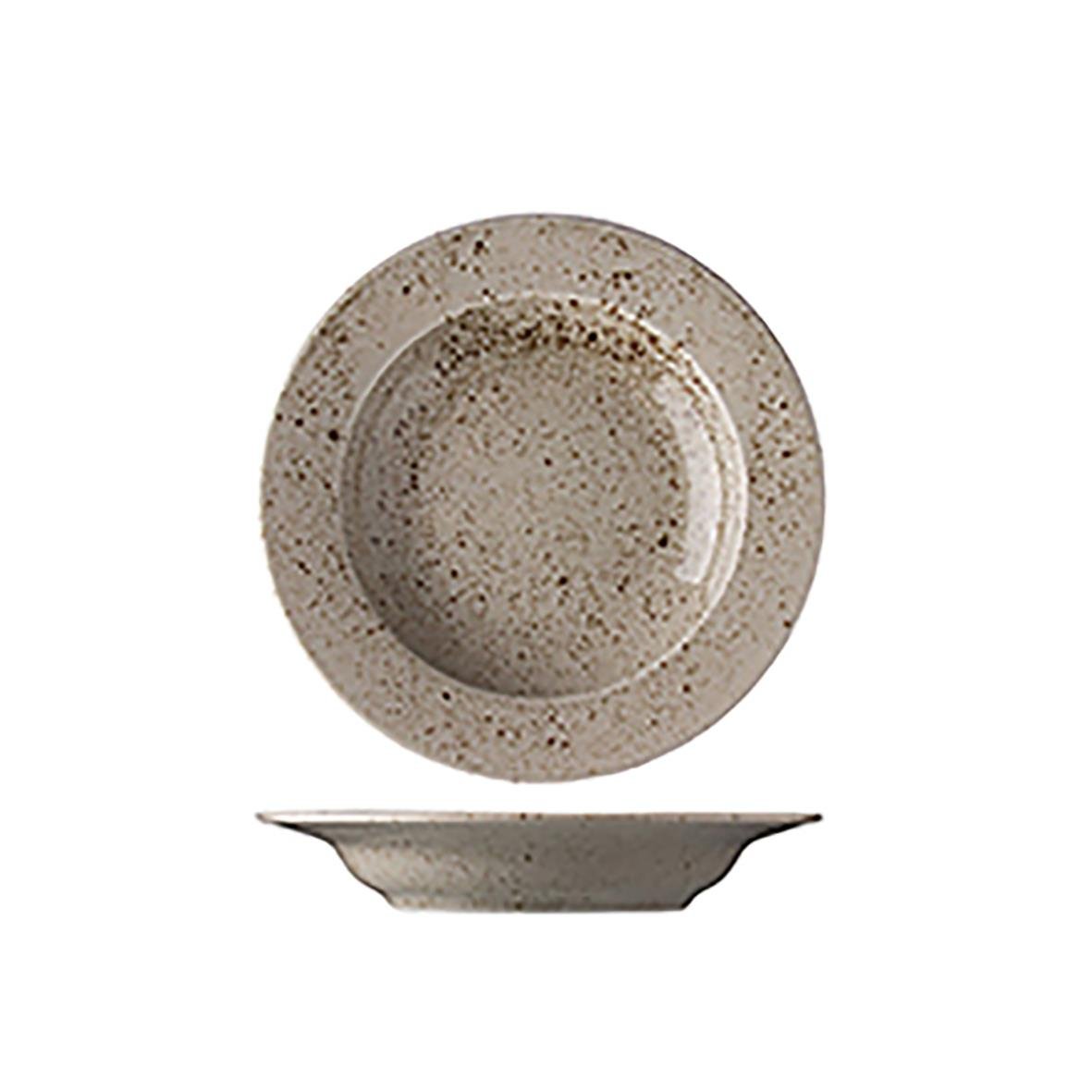 Djup naturlig tallrik med diameter 22 cm från Lifestyle