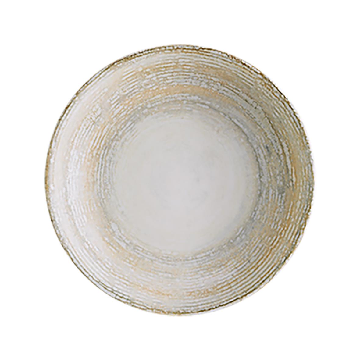 Djup tallrik Bonna Patera med diameter 23 cm i beige och guldnyanser