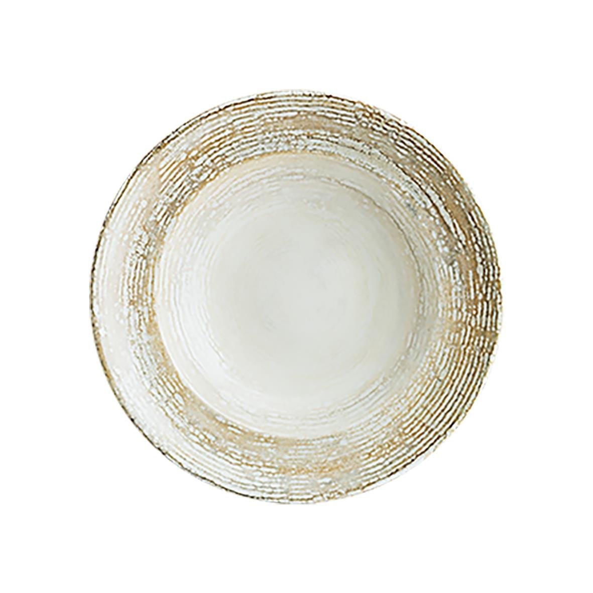Tallrik Bonna Patera Djup Ø20cm med guldfärgad rand
