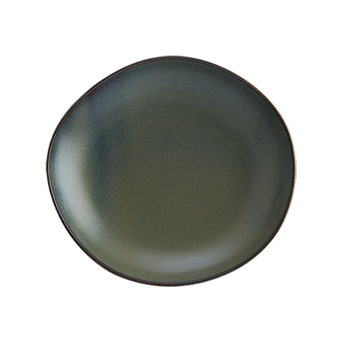 Djup tallrik Bonna Gloire med diameter på 26 cm i mörkgrå färg