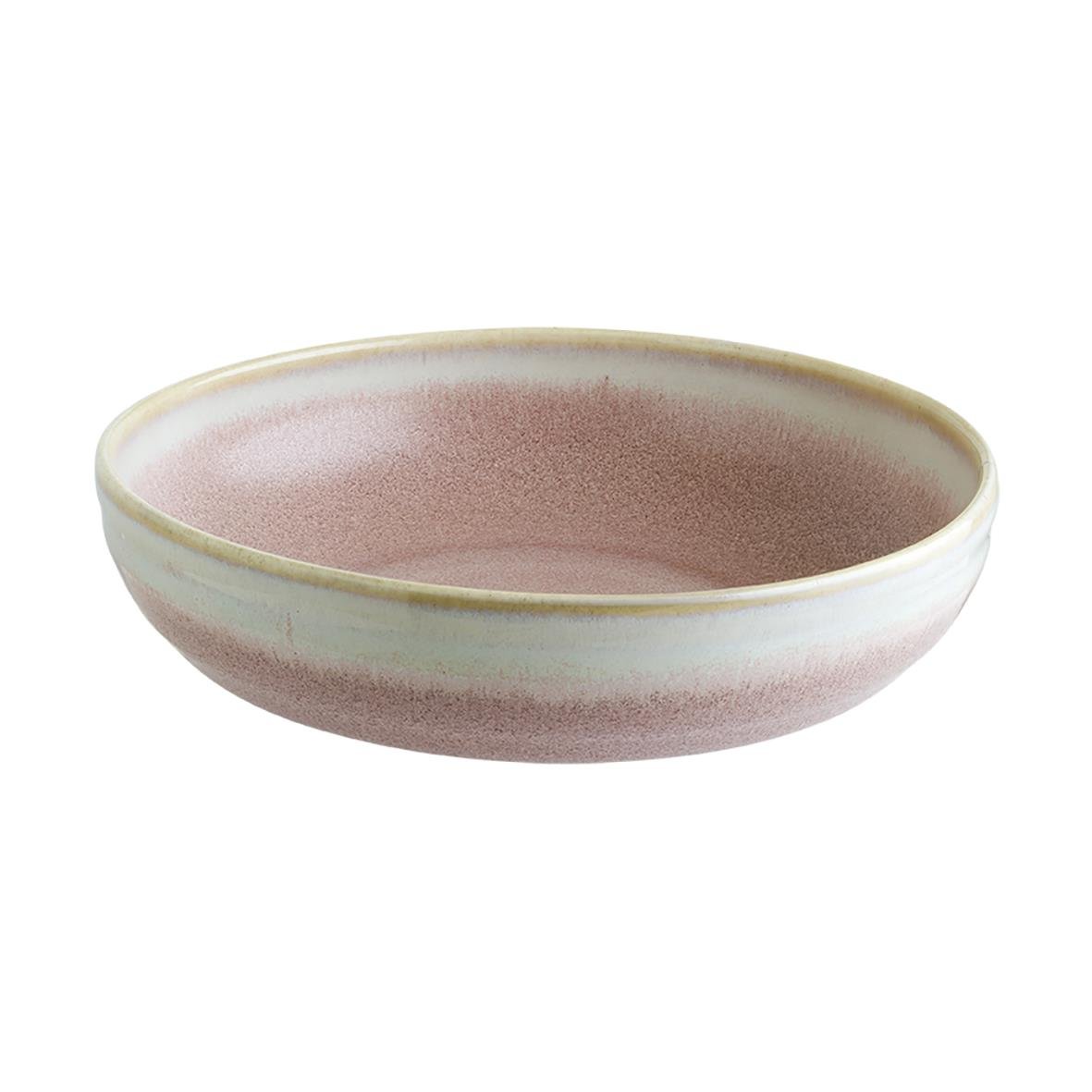 Djup rosa tallrik Bonna Pott med diameter 18 cm