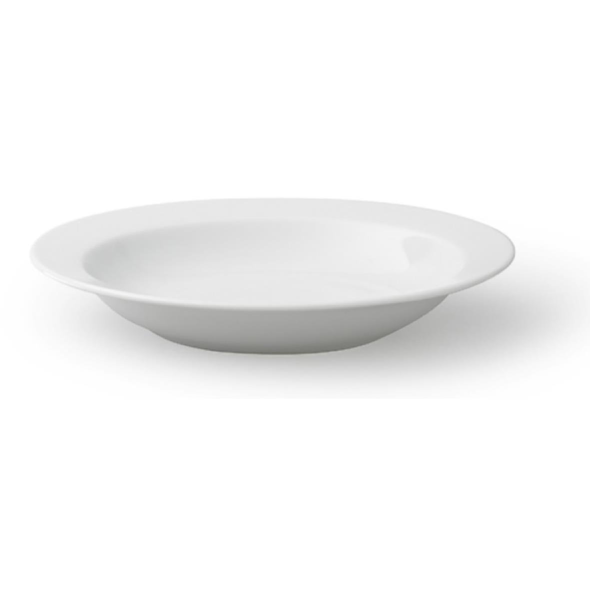 Vit djup tallrik Benedikt Excellency med diameter 22 cm