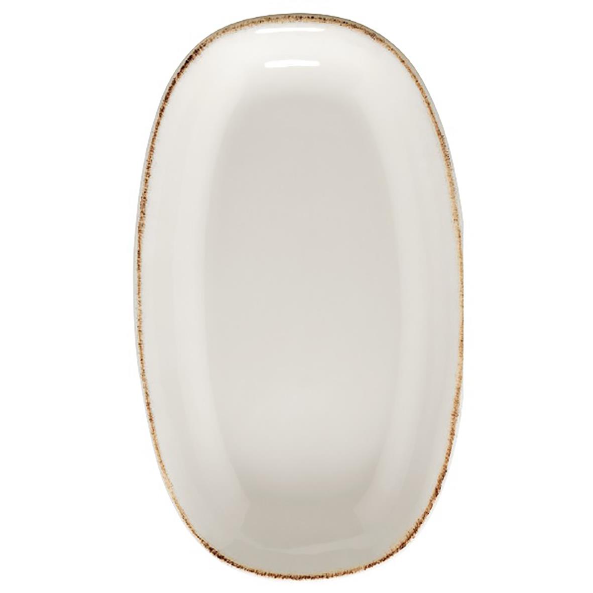 Oval tallrik Bonna Retro 29cm med rustik kant