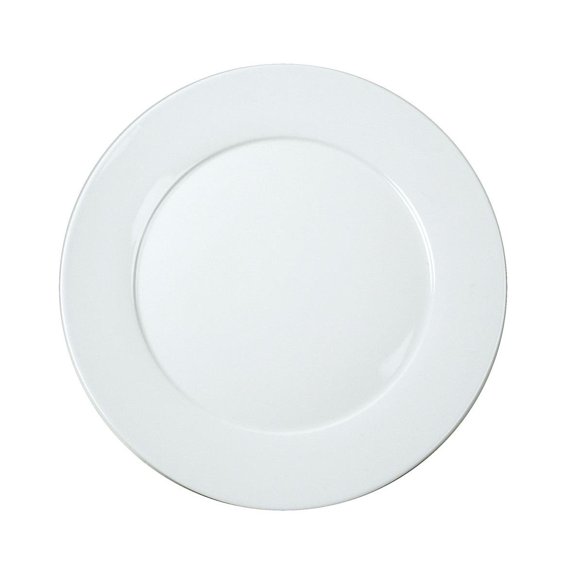 Vit tallrik Exxent Zeus Flat Ø26,5cm