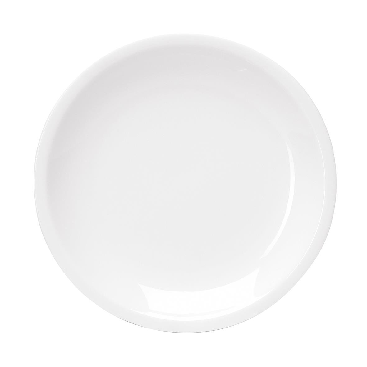 Vit tallrik Exxent Pegasus Flat Ø21cm