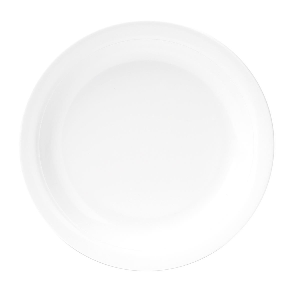Vit tallrik BBM Duro Flat Ø22,5cm