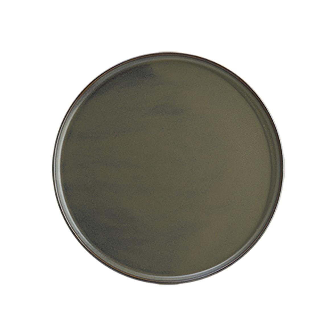 Rund tallrik Bonna Gloire Flat Ø22cm i mörk färg