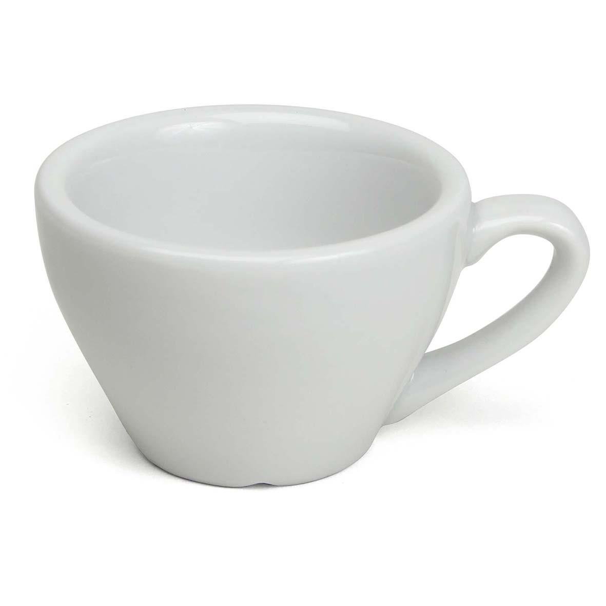 Vit espressokopp Exxent Classic 8 cl med handtag