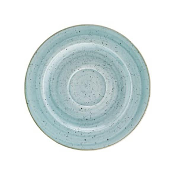 Tefat Bonna Aura Aqua 16cm med blågrön glaserad yta och speckled design