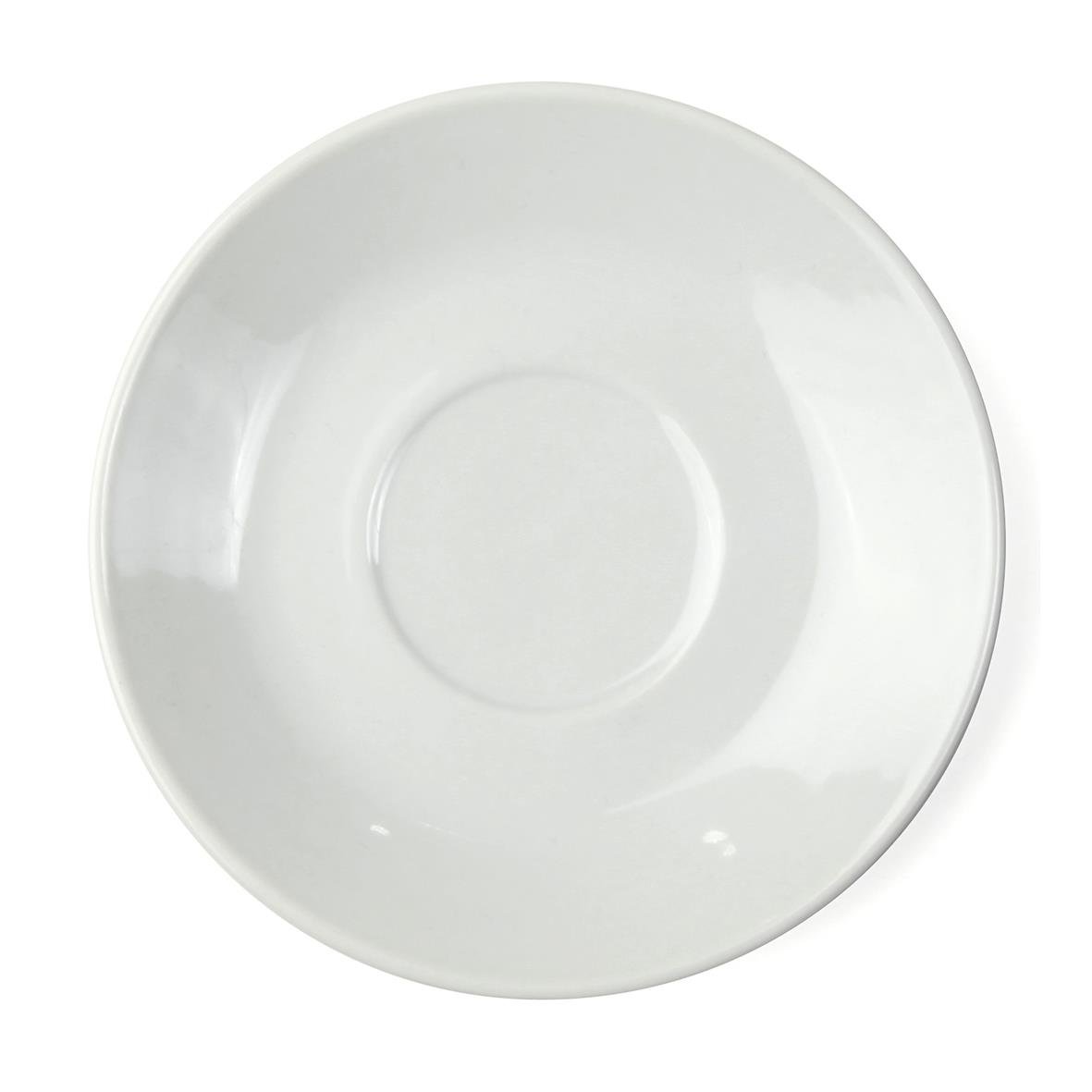 Kaffefat Exxent Paris diameter 14cm i vitt porslin