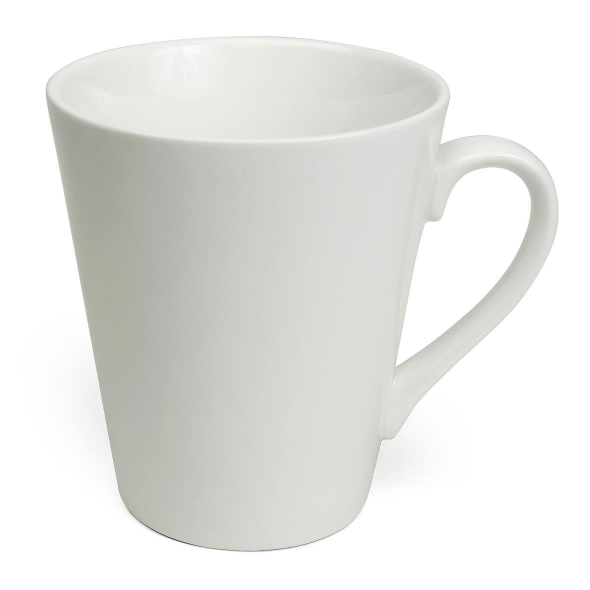Vit mugg med handtag från Exxent Oslo, 33 cl