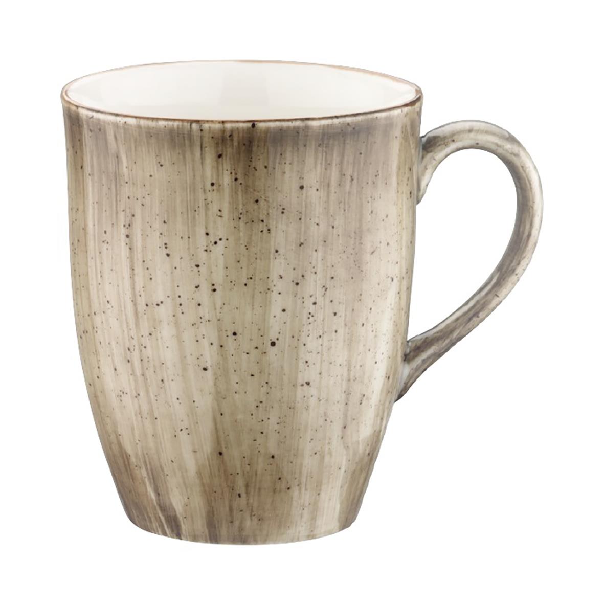 Kaffemugg Bonna Aura Terrain 33cl i beige med mörka streck