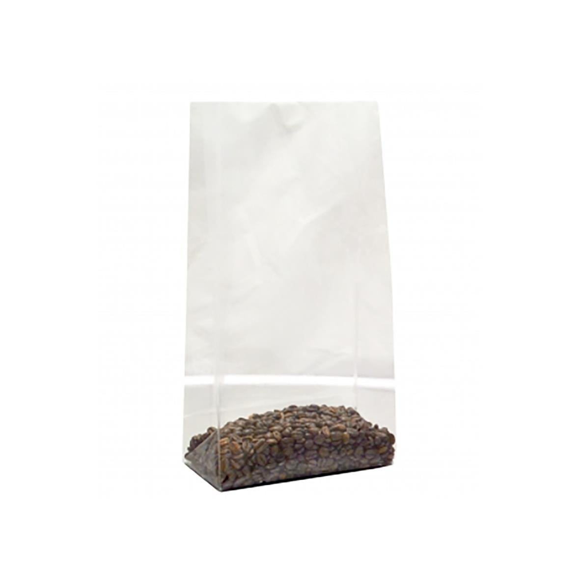 Cellofanpåse Fix Up 100x60x220mm med kaffe bönor