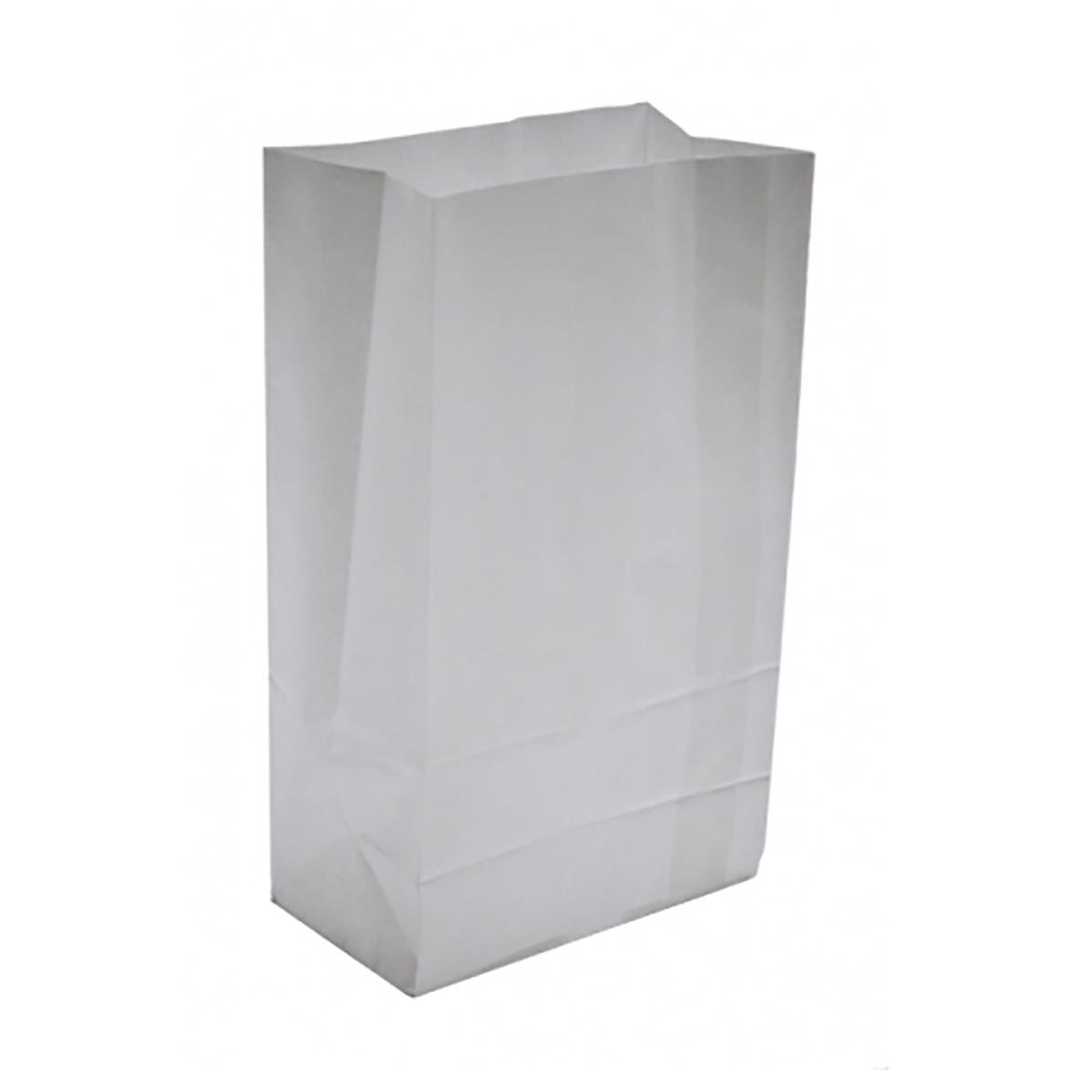 Vit papperspåse SOS nr 1 120x70x200 mm