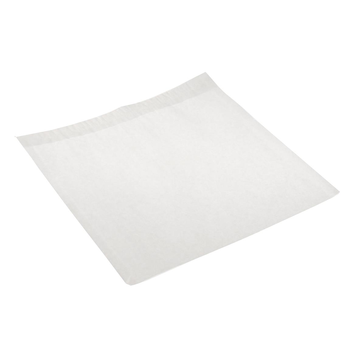 Papperspåse Smörgåspåse vit 250x250 mm