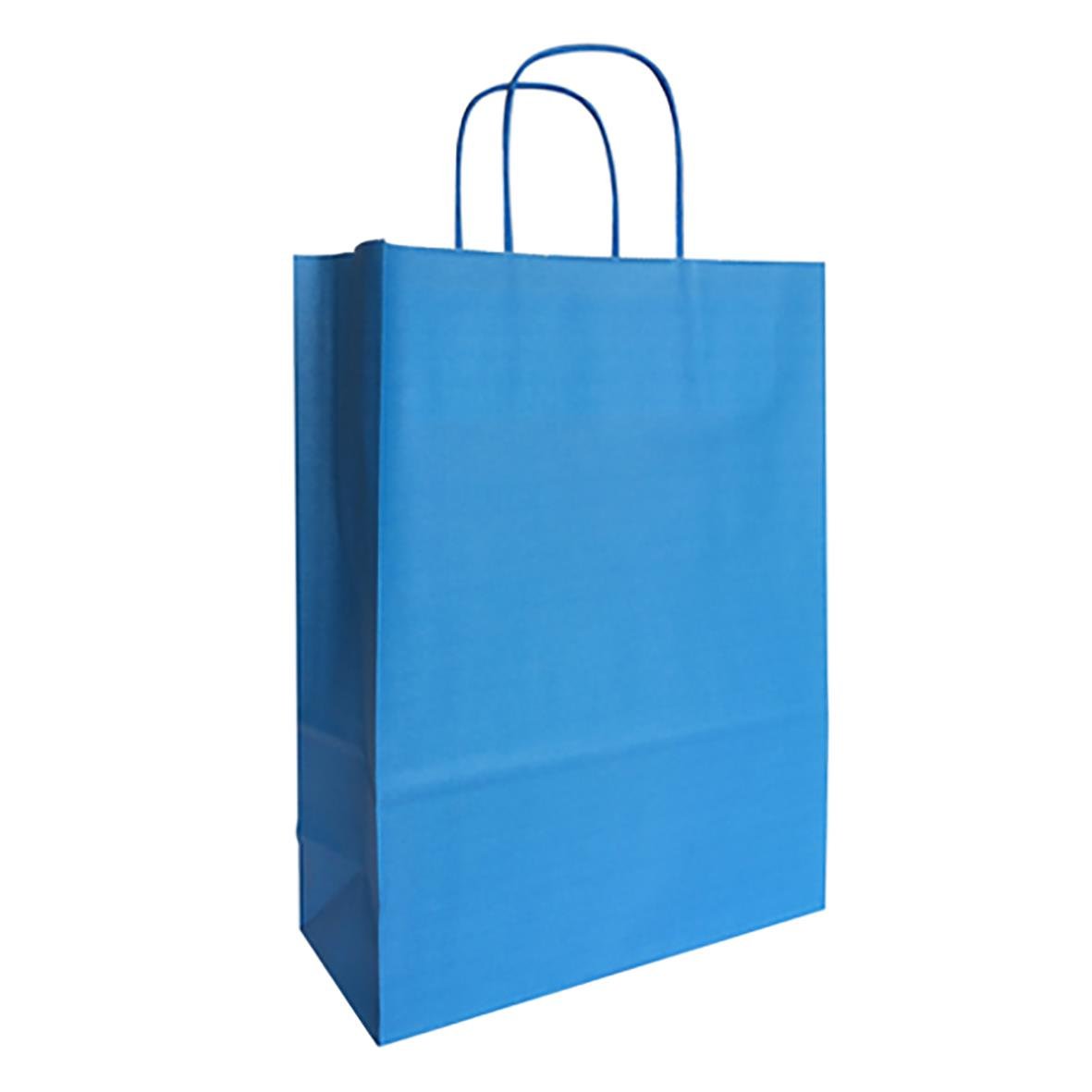 Turkos papperskasse med handtag, mått 320x120x410mm, 30L