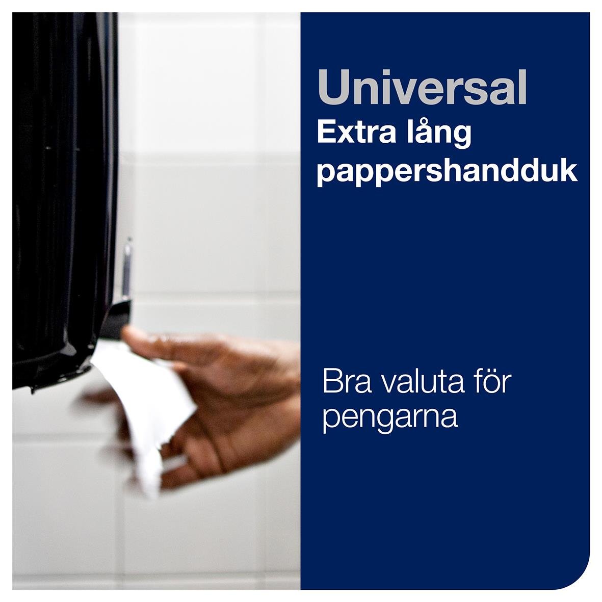 Pappershandduk Tork H1 Matic Uni 1-lg 210mm x 280m, för att torka händer, extra lång, universell användning