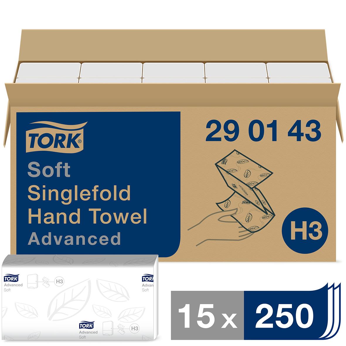 Pappershandduk Tork H3 Adv 2-lg 226x230mm 50010141_1