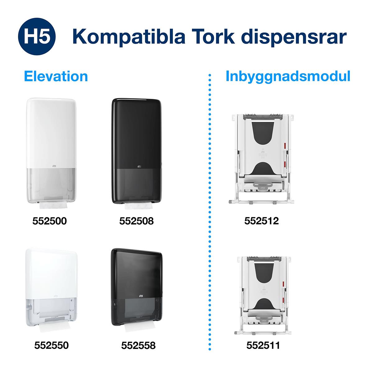 Pappershandduk Tork H5 PeakServe Adv 201x225mm 50010172_3