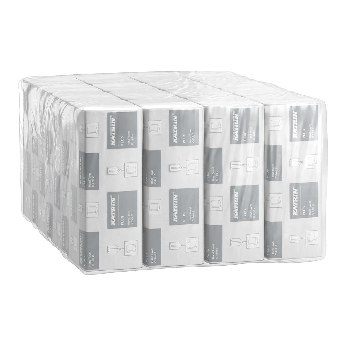 Pappershandduk Katrin Plus 2-lag C-fold 240x330mm