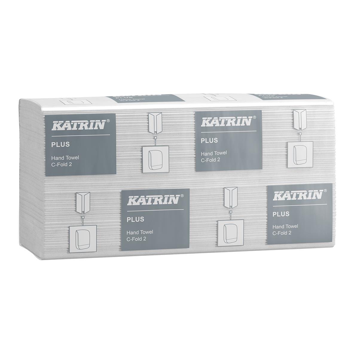 Pappershandduk Katrin Plus 2-lag C-fold 240x330mm 50010177_2