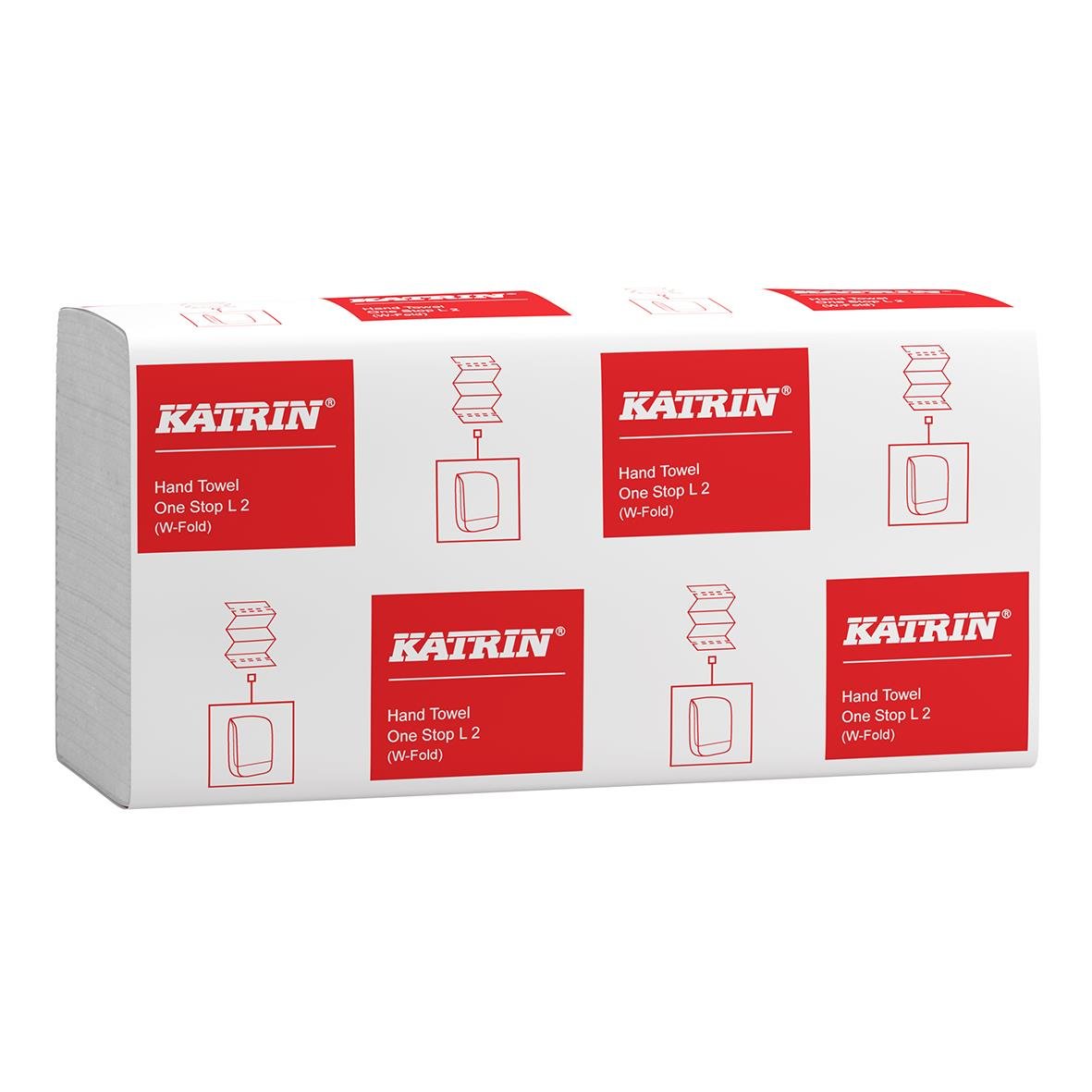 Pappershandduk Katrin W One Stop L 2-lg 206x340mm 50010193_2