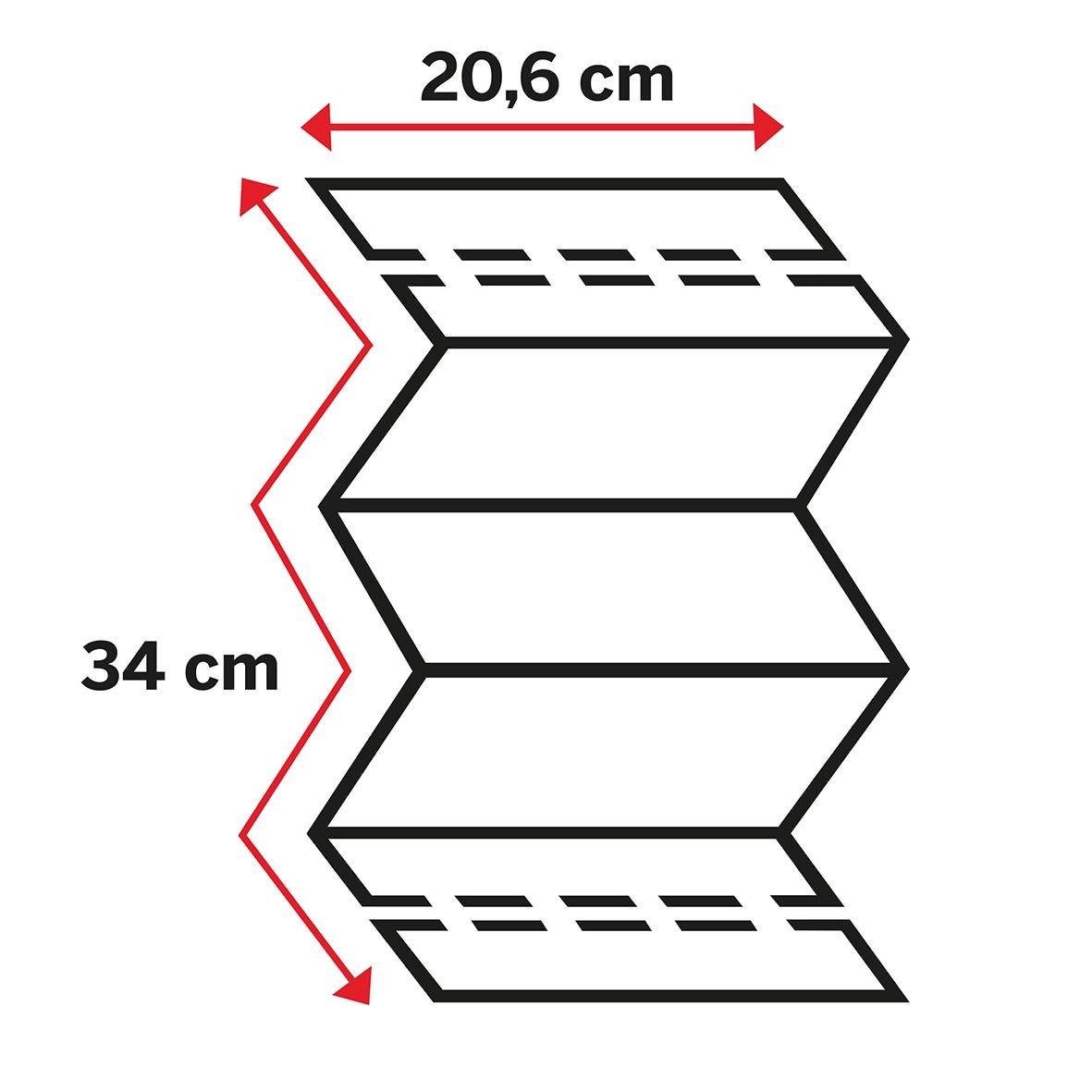 Pappershandduk Katrin W One Stop L 2-lg 206x340mm 50010193_4