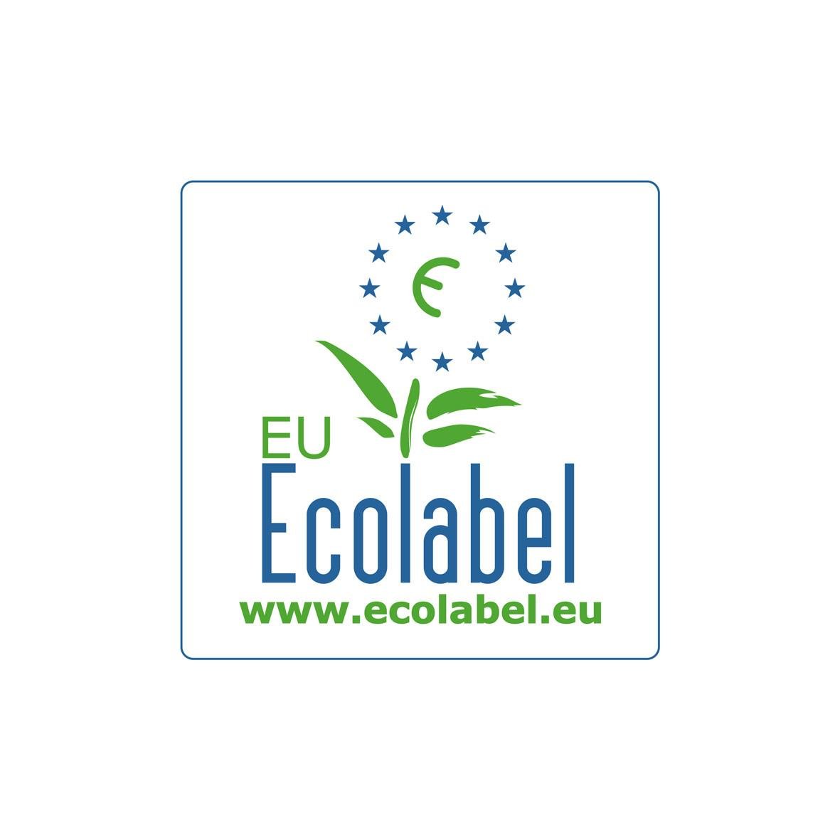 Ecolabel-märkt pappershandduk Katrin V Zig Zag 2-lg 224x230mm med EU-märke och grönt Ecolabel-nummer