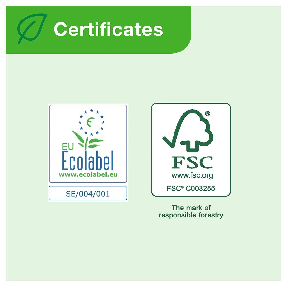 Toalettpapper Tork T2 Mini Universal 1-lg Natur 240m, FSC och Ecolabel certifierad