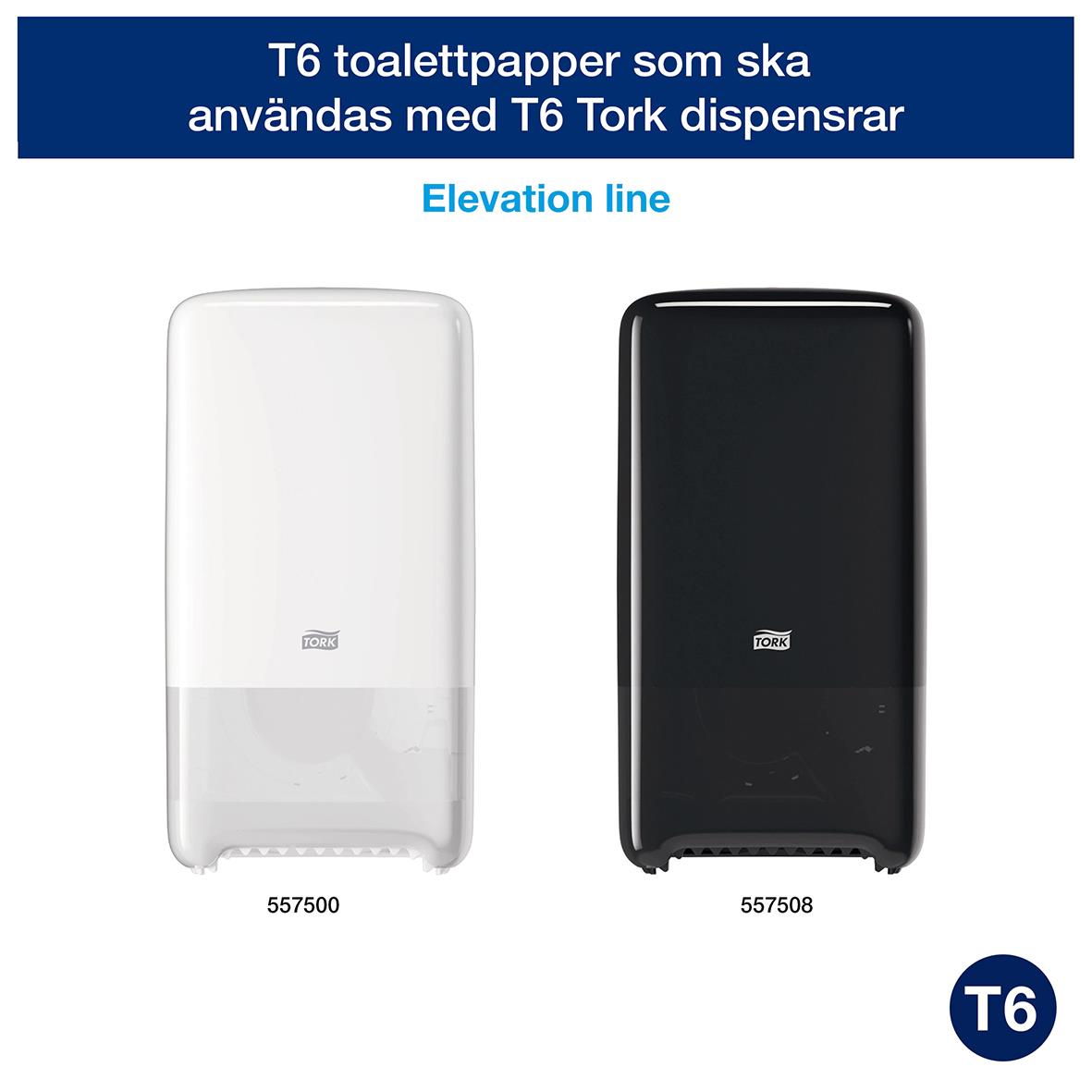 Toalettpapper Tork T6 Premium soft 2-lg Vit 90m 50030018_2