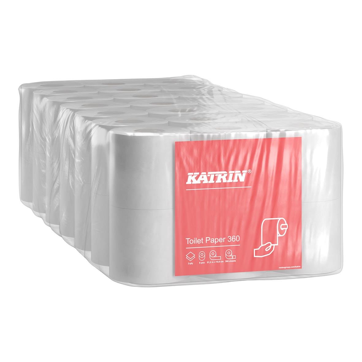 Toalettpapper Katrin 360 Basic 2-lg Naturell Vit 50m 50030030_1