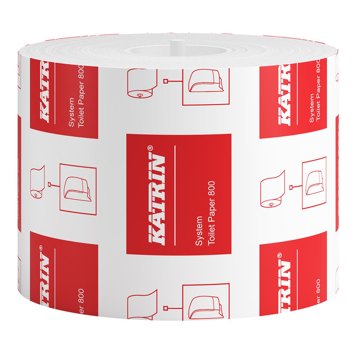 Toalettpapper Katrin System 800 2-lg Vit 100m 50030052_2