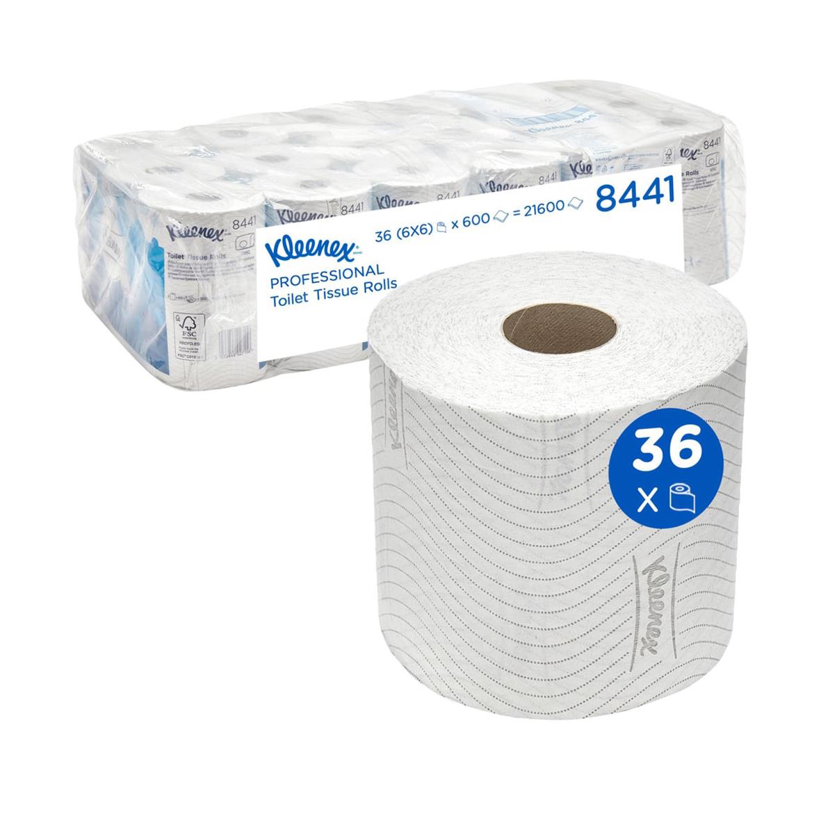 Toalettpapper Kleenex 8441 2-lg Vit 72m 50030141