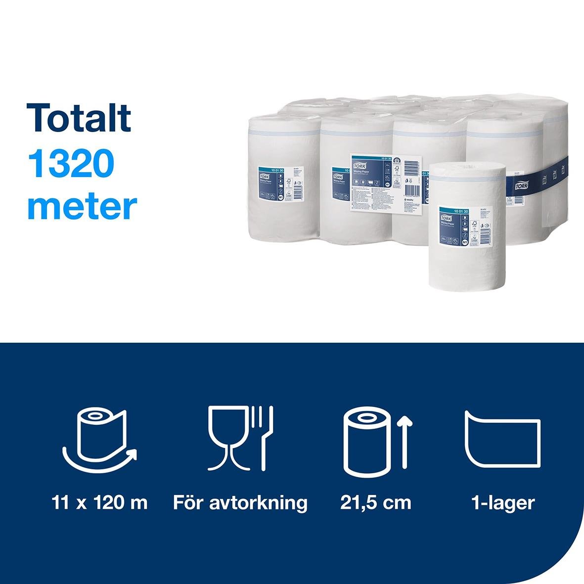 Torkrulle Tork M1 Advanced 1-lag Vit 215mmx120m 50100001_2