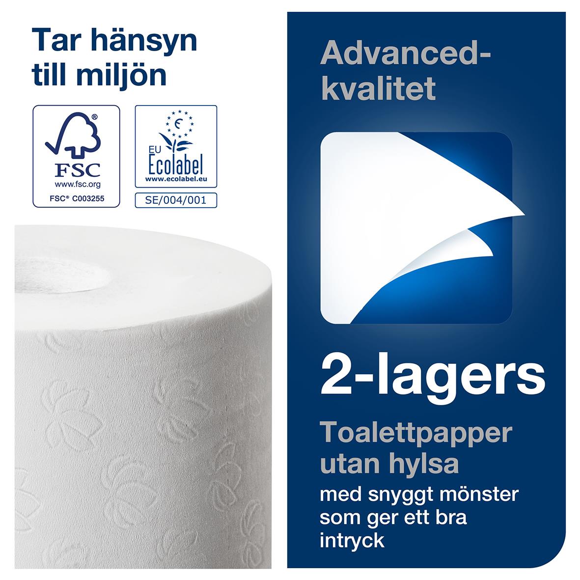 Toalettpapper Tork T7 Mid-size Adv 2-lg Vit 103,5m 50100130_5