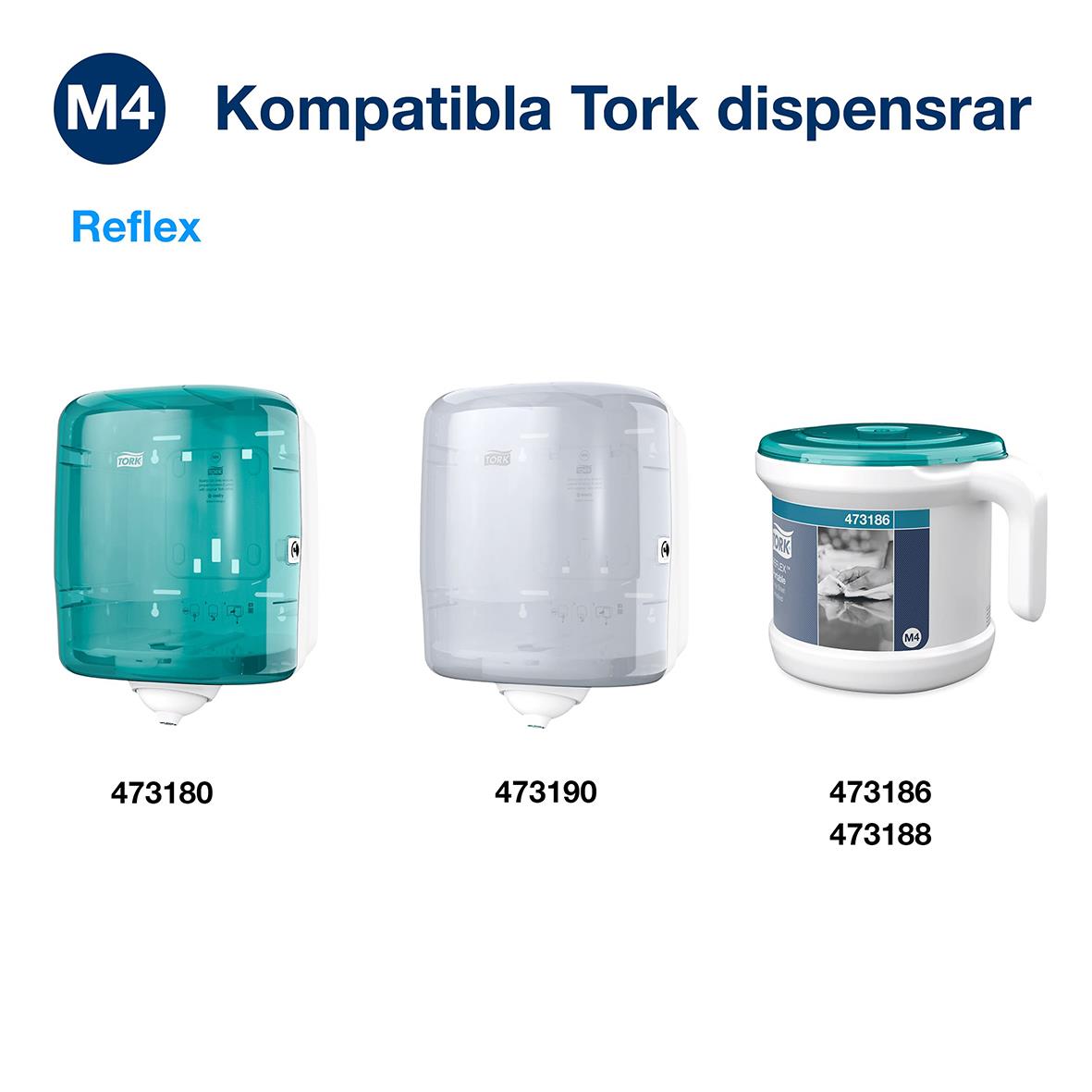 Torkrulle Tork M4 Reflex 1-lag Blå 194mmx269m 50100170_3