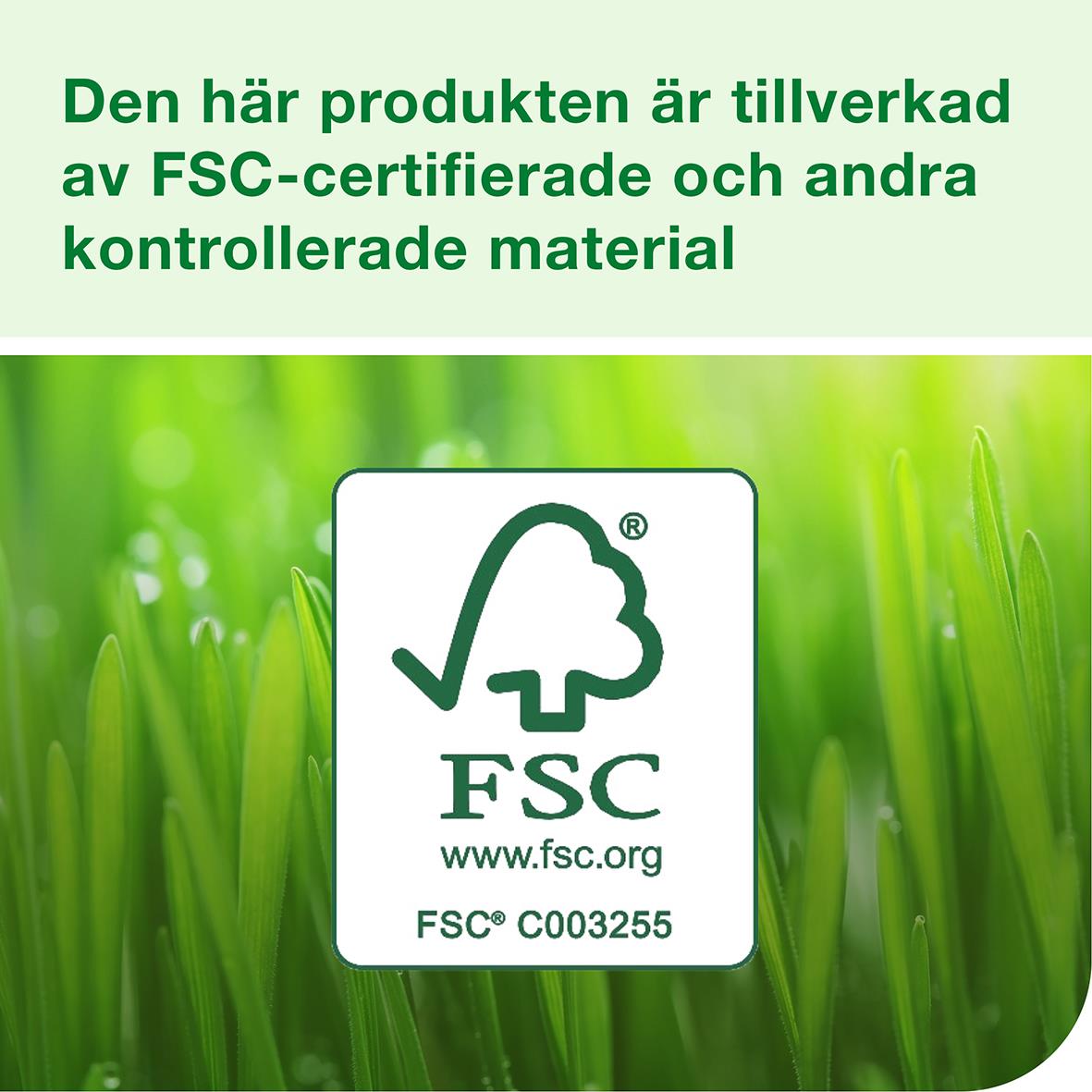 Rengöringsduk Tork W4 Flexibel Grå 35,5x41,5cm med FSC-certifiering och miljömärkning