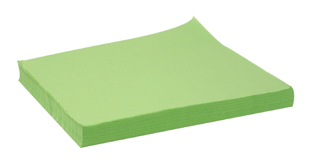 Grön engångsservett från Abena, 1-lag, mått 37x38cm