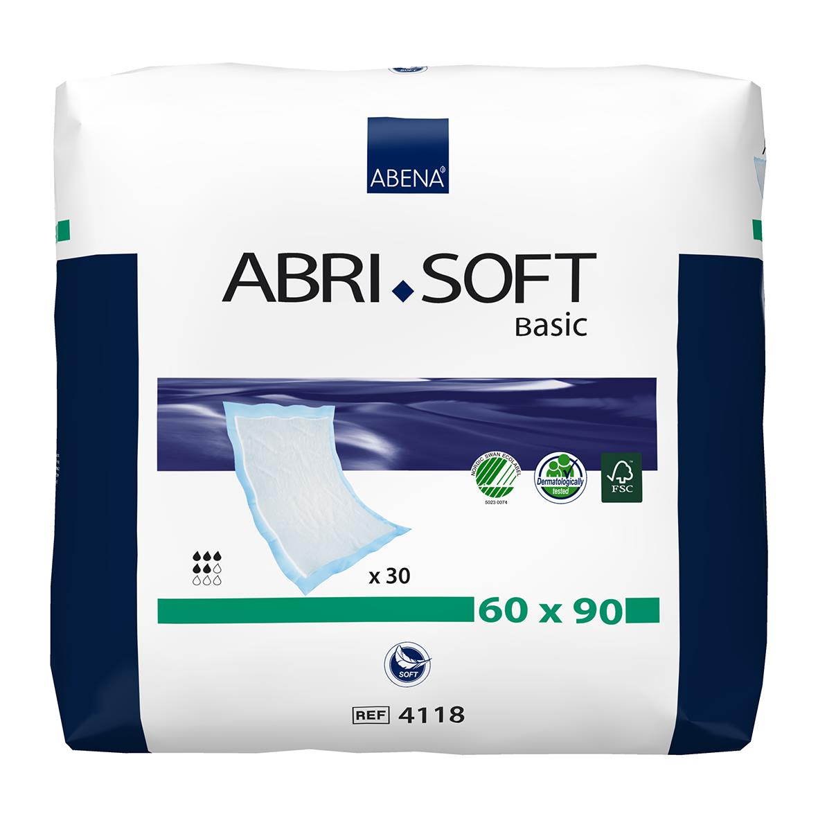 Underlägg Abena Abri-Soft Basic m fluff 60x90cm