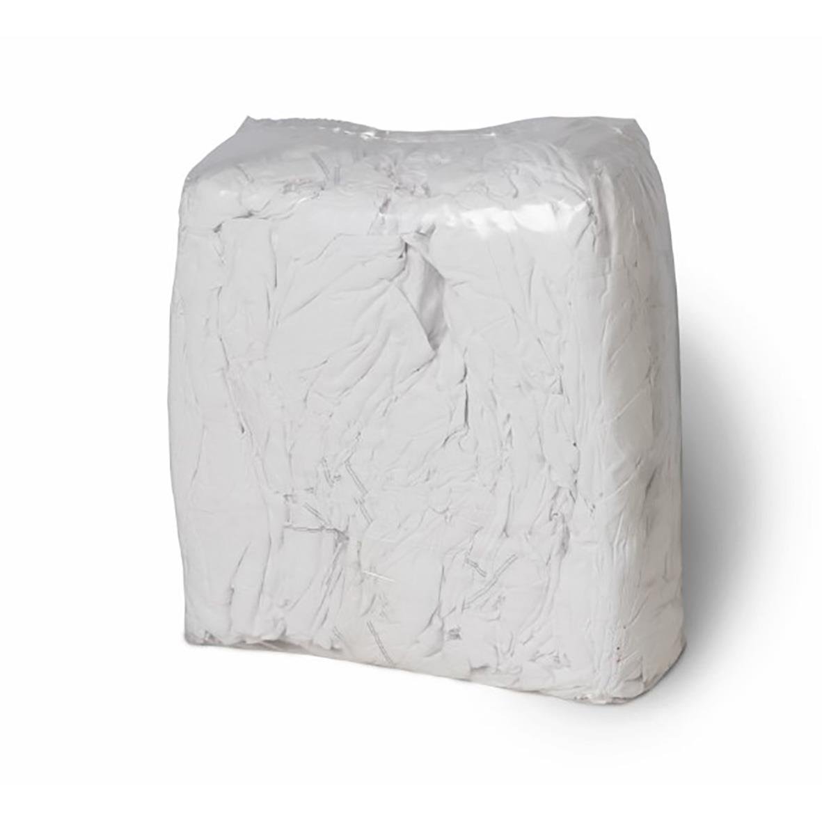 Vit bomullstrasa i 10 kg säck