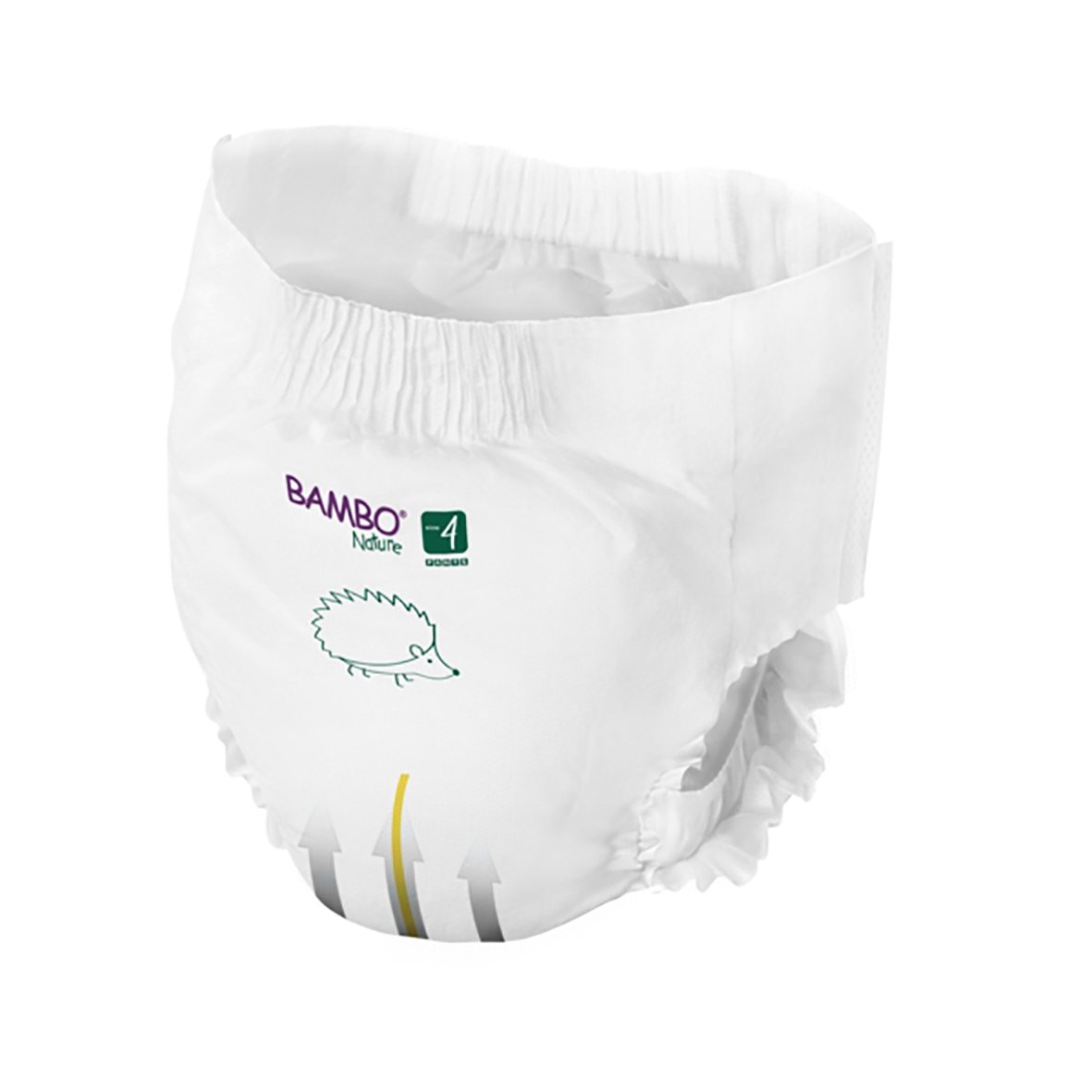 Blöja Bambo Nature Training Pants storlek 4, 7-14 kg, vit, bekvämt och absorberande