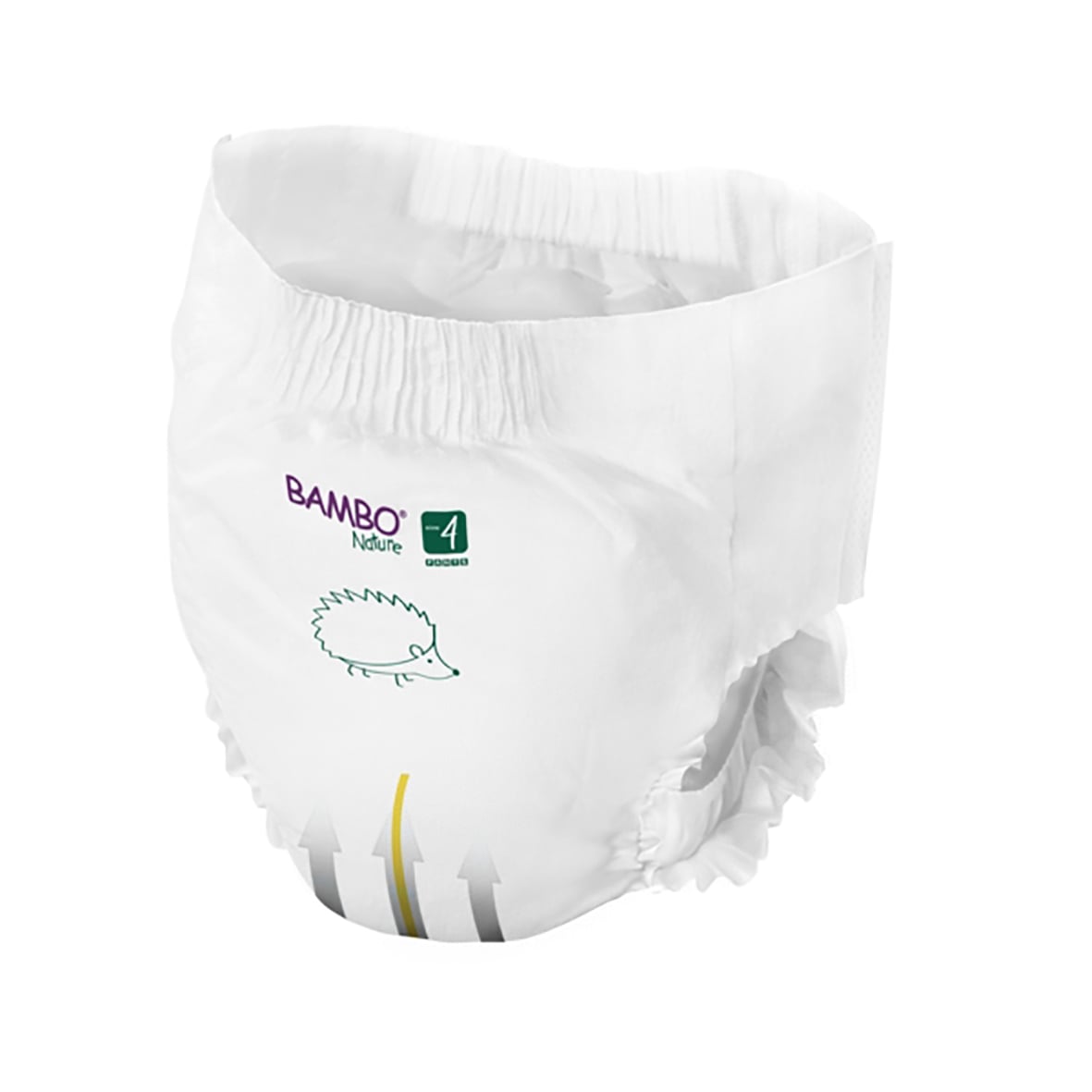 Blöja Bambo Nature Training Pants storlek 4, 7-14 kg, vit, bekvämt och absorberande