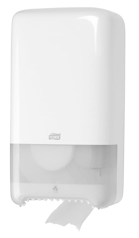 Dispenser Toalettpapper Tork T6 Mid Size Twin Vit 50250024_1