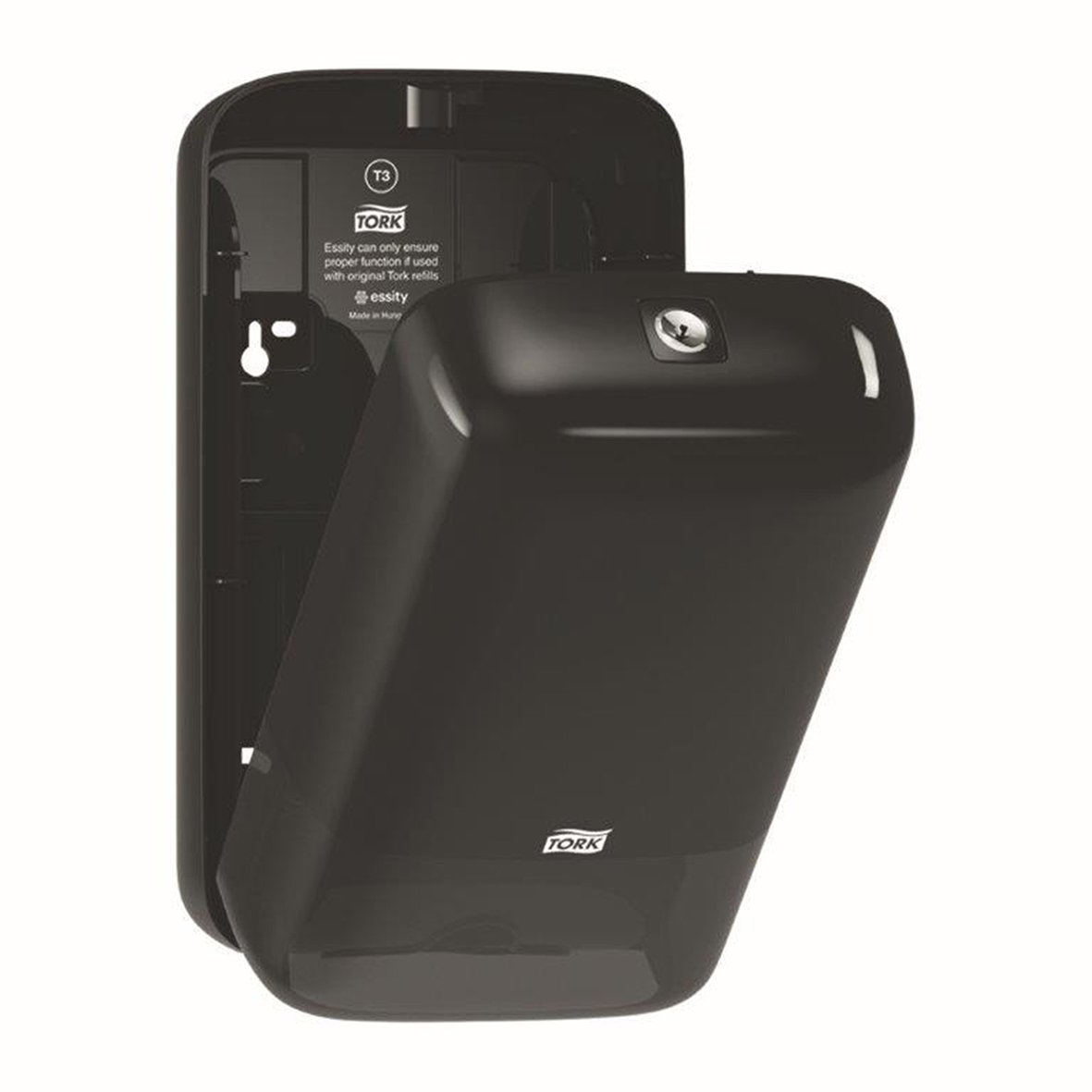 Dispenser Toalettpapper Tork T3 svart 50250060_3