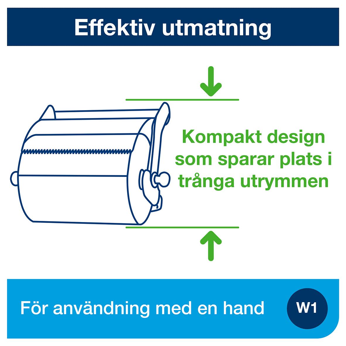 Torkrullställ Tork W1 Väggmonterad röd/svart 50250067_4