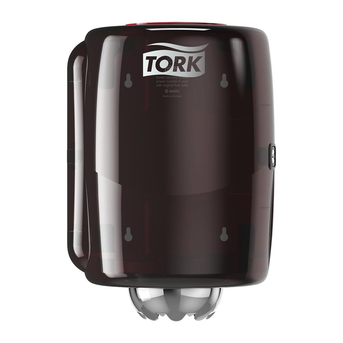 Dispenser Torkrulle Tork M2 Centrummatad röd/svart 50250073_1