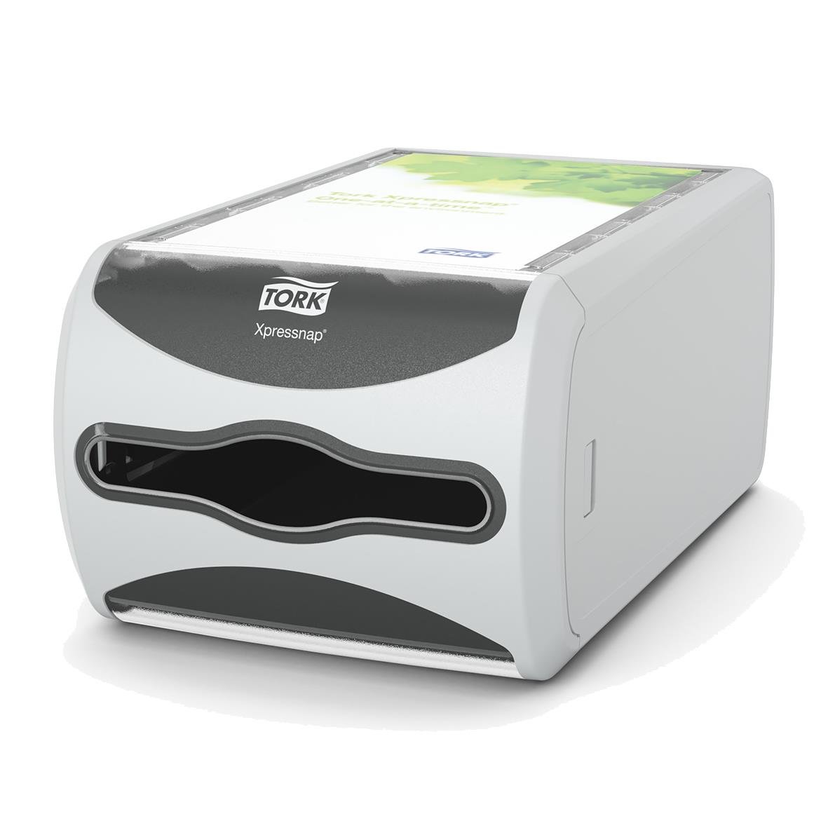 Servettdispenser Tork Xpressnap N4 liggande ljusgrå