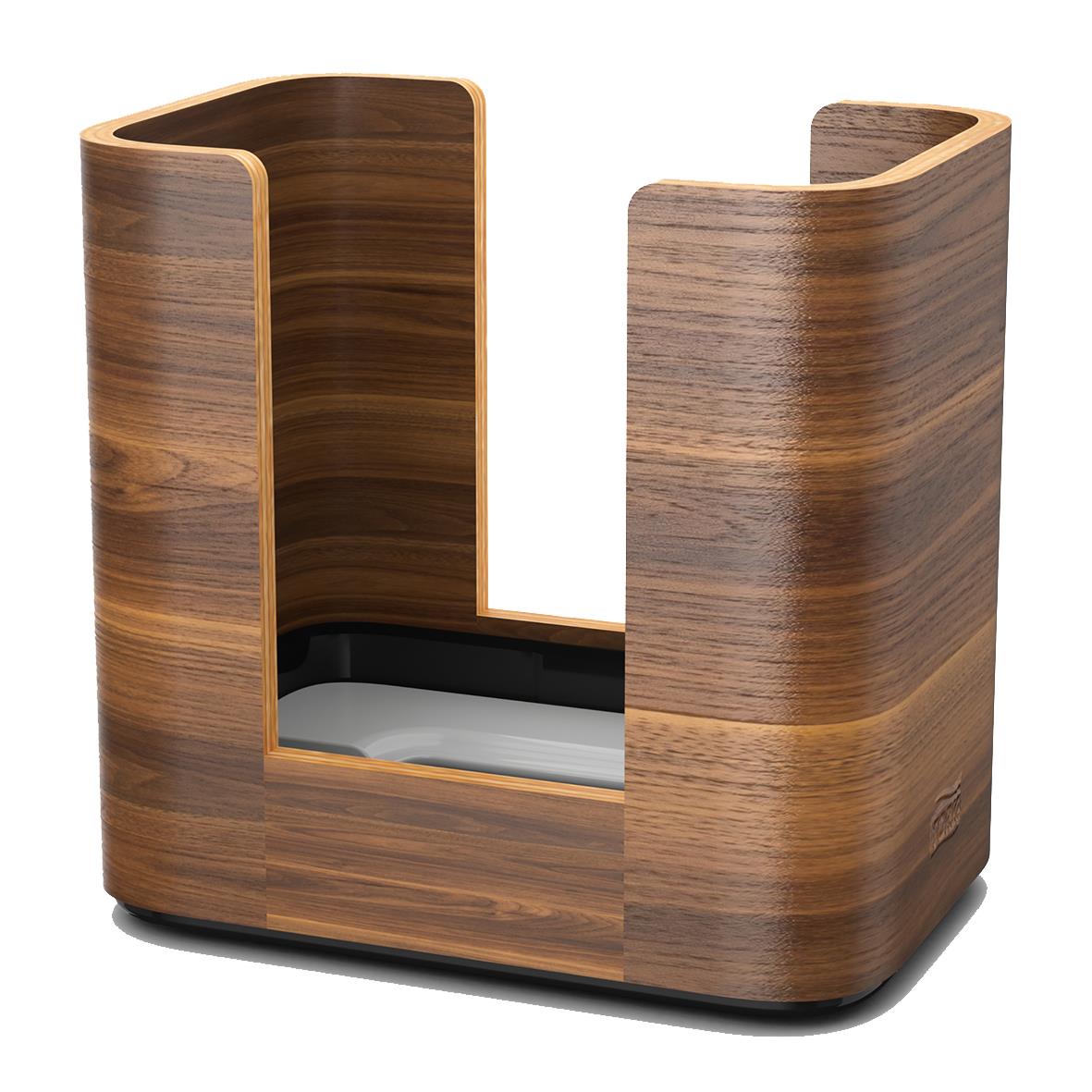 Servettdispenser Tork Xpressnap N4 i bordsmodell med valnötfinish